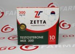 Zetta Testosterone Mix 300mg/ml - цена 1 мл купить в России
